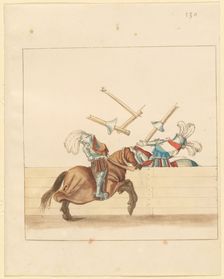Freydal, The Book of Jousts and Tournament of Emperor Maximilian I: Combats..., Plate 118, c1515. Creator: Unknown