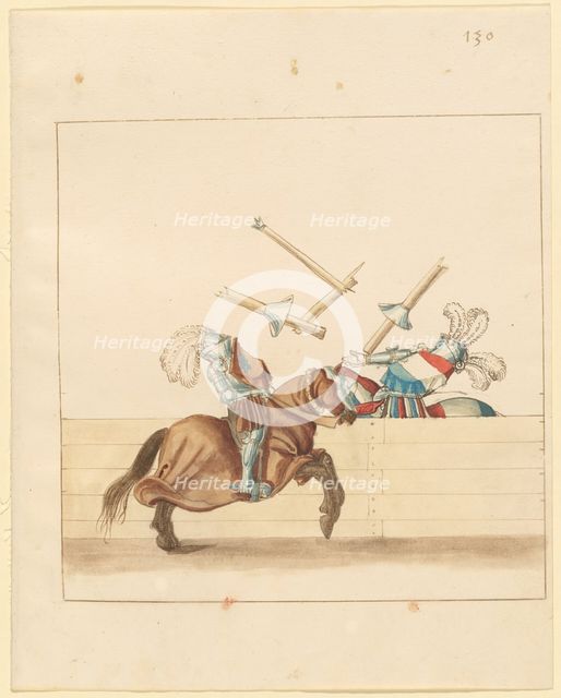 Freydal, The Book of Jousts and Tournament of Emperor Maximilian I: Combats..., Plate 118, c1515. Creator: Unknown.