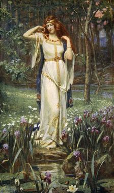 Freyja and the Necklace 1890. Artist: James Doyle Penrose