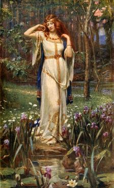 Freyja and the Necklace 1912. Creator: James Doyle Penrose