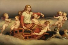 Freyja Seeking her Husband, 1852. Creator: Nils Jakob Blommer