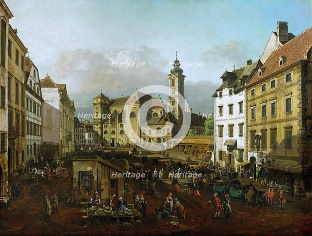 Freyung in Vienna, View from the southeast, 1759-1760.