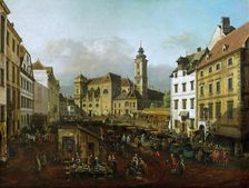Freyung in Vienna, View from the southeast, 1759-1760