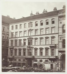 Freyung No. 1, Wohnhaus des Grafen M. Hardegg, 1860s. Creator: Unknown