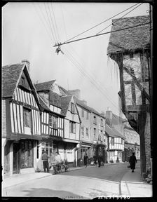 Friar Street, Worcester, Worcestershire, 1942. Creator: George Bernard Mason