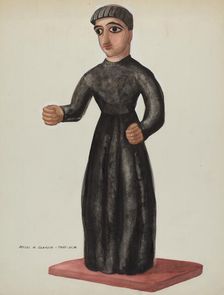 Friar - Probably a Santo, 1935/1942. Creator: Majel G. Claflin