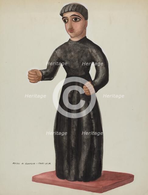 Friar - Probably a Santo, 1935/1942. Creator: Majel G. Claflin.