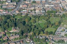 Friarwood Valley Gardens public park, Pontefract, Wakefield, 2023. Creator: Robyn Andrews