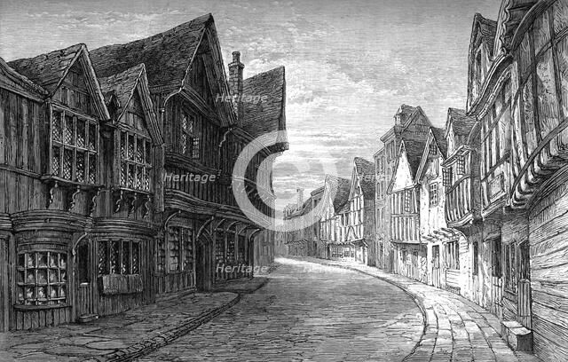 Friars' Street, Worcester, 1893. Artist: Unknown