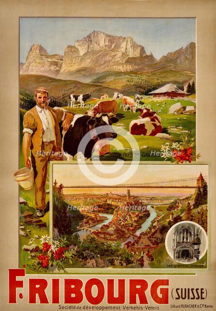 Fribourg, 1901. Creator: Reckziegel; Anton (1865-1936).