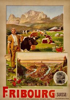 Fribourg, 1901. Creator: Reckziegel; Anton (1865-1936)