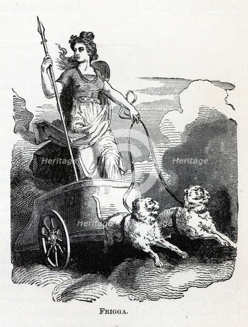 Frigga, 1882. Artist: Anonymous  