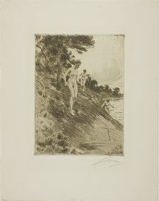 Frightened, 1912. Creator: Anders Leonard Zorn
