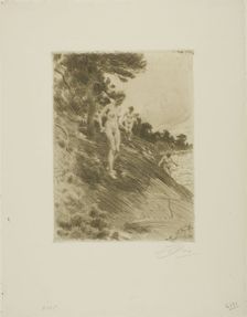 Frightened, 1912. Creator: Anders Leonard Zorn