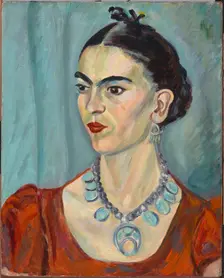 Frida Kahlo, 1933. Creator: Magda Pach