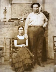 Frida Kahlo and Diego Rivera, 1931. Creator: Juley, Paul A. (1867-1937)