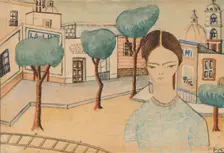 Frida in Coyoacán, 1927. Creator: Kahlo, Frida (1907-1954)