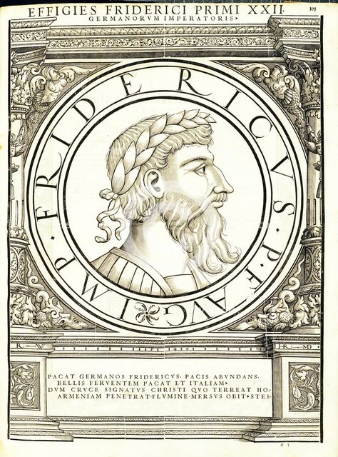 Fridericus I (1122 - 1190), 1559.