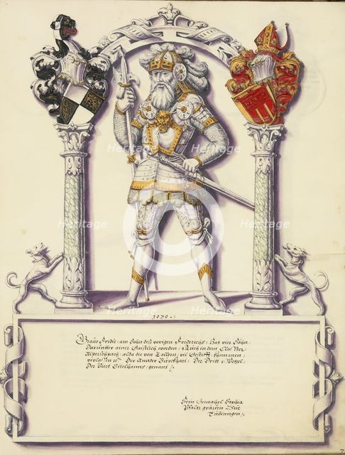 Fridle Hohenzollern; Chronicle of the Hohenzollern Family, about 1572. Creator: Jorg Ziegler.