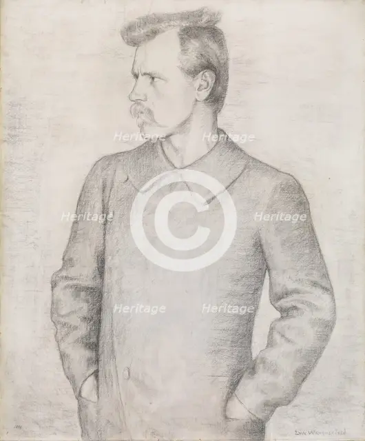 Fridtjof Nansen (1861-1930). Artist: Werenskiold, Erik Theodor (1855-1938)
