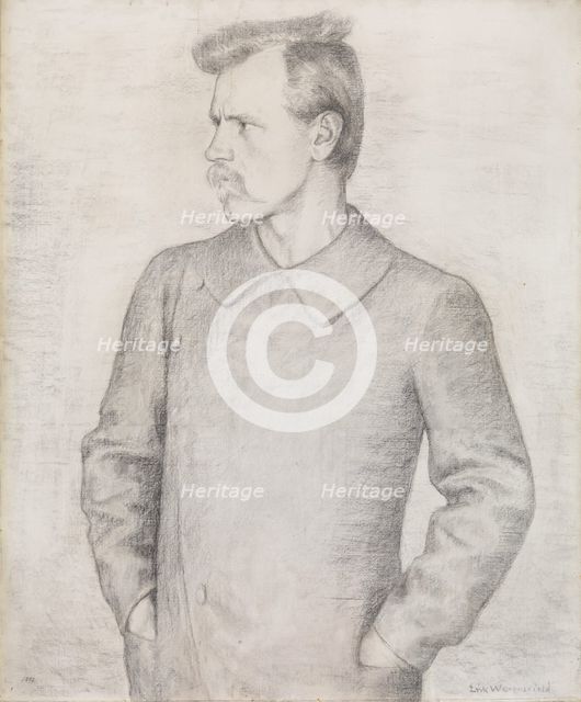 Fridtjof Nansen (1861-1930). Artist: Werenskiold, Erik Theodor (1855-1938)