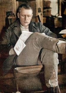 Fridtjof Nansen after his wash and brush up 1896 (1899). Creator: Frederick George Jackson