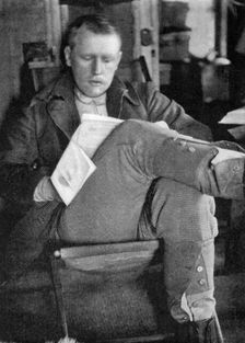 Fridtjof Nansen after his wash and brush up 1896 (1899). Artist: Frederick George Jackson