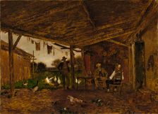 Friendly Neighbors, ca. 1909. Creator: Alfred Cornelius Howland