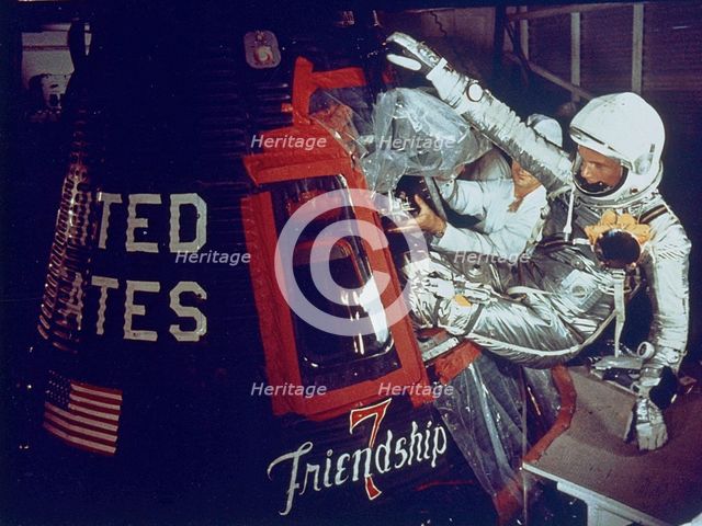 Friendship 7, February 20, 1962.  Creator: NASA.
