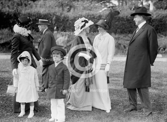 Friendship Charity Fete - Mrs. R.L. Orven; John R. Mclean; Mrs. Richmond Hobson..., 1913. Creator: Harris & Ewing.