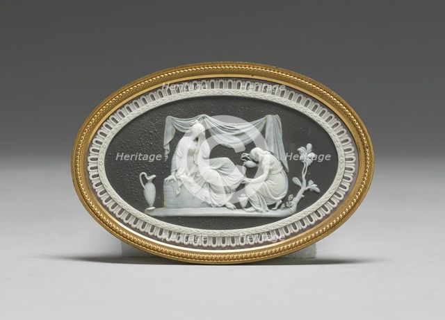 Friendship Consoling Affliction, Burslem, 1785/90. Creator: Wedgwood.
