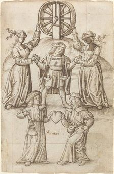 Friendship Is Equality; A Friend Is Another Self [fol. 10 recto], c. 1512/1515. Creator: Unknown