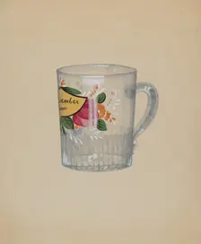 Friendship Mug, c. 1937. Creator: Elizabeth Dimling