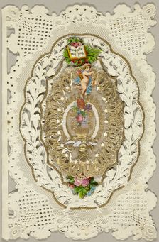 Friendship Offering (valentine), c.1850. Creator: Unknown