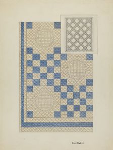 Friendship Quilt, 1935/1942. Creator: Carl Keksi
