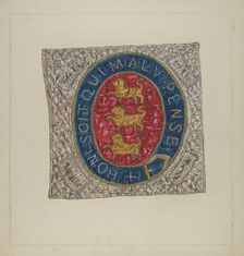 Friendship Quilt Block, 1935/1942. Creator: Florence Truelson