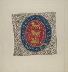 Friendship Quilt Block, 1935/1942. Creator: Florence Truelson