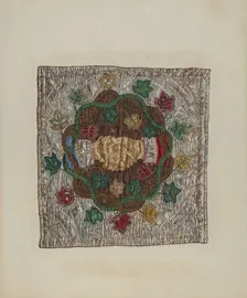 Friendship Quilt Block, c. 1938. Creator: Florence Truelson