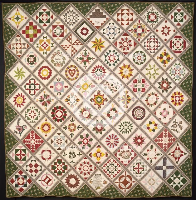 Friendship Quilt, New Jersey, 1842. Creator: Unknown.