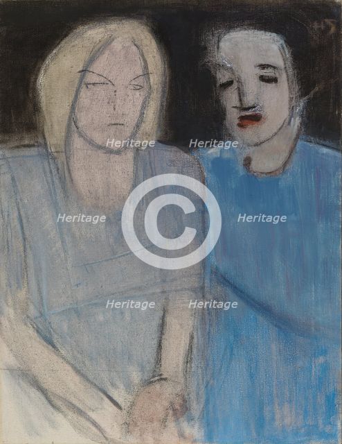 Friends, 1942-1945. Creator: Helene Schjerfbeck.