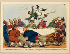 Friends and foes, up he goes: Sending the Corsican Munchausen to Saint Cloud's, 1813