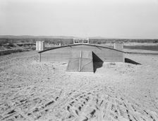 Friends basement church built May, 1939, Dead Ox Flat, Malheur County, Oregon, 1939. Creator: Dorothea Lange