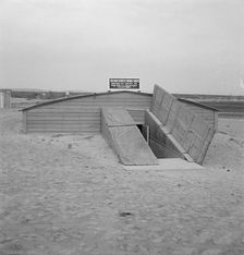 Friends church (Quaker), Dead Ox Flat, Malheur County, Oregon, 1939. Creator: Dorothea Lange