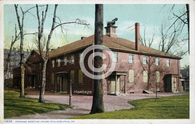 Friends Meeting House, Arch Street, Philadelphia, Pennsylvania, USA, 1908. Artist: Unknown