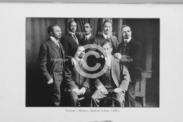 Friends," Meharry Medical College, 1915, 1916. Creator: Unknown.