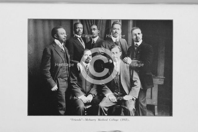 Friends," Meharry Medical College, 1915, 1916. Creator: Unknown.
