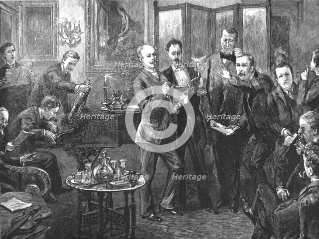 ''"Friends Of Harmony"', 1891. Creator: Sydney Prior Hall.