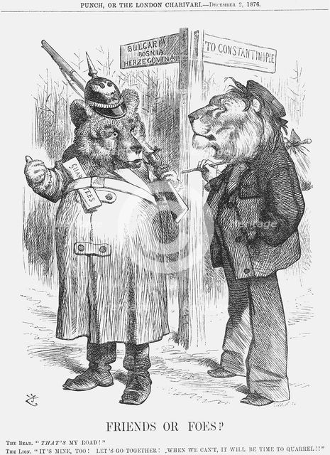 'Friends or Foes?', 1876.  Creator: Joseph Swain.