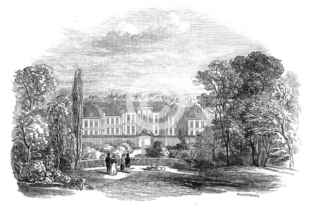 Friedenstahl - from His Royal Highness Prince Albert's drawing, 1845. Creator: W. J. Linton.