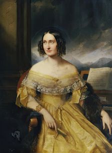 Friederike Benesch, 1840. Creator: Eduard Ender